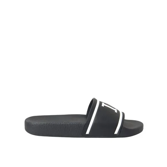 $295 -Off-White Industrial Sliders Black Yellow Slide Men- US 6, EU 39 -Original Block Heel Suede Slide Sandals for Women for sale | eBay main image 3
